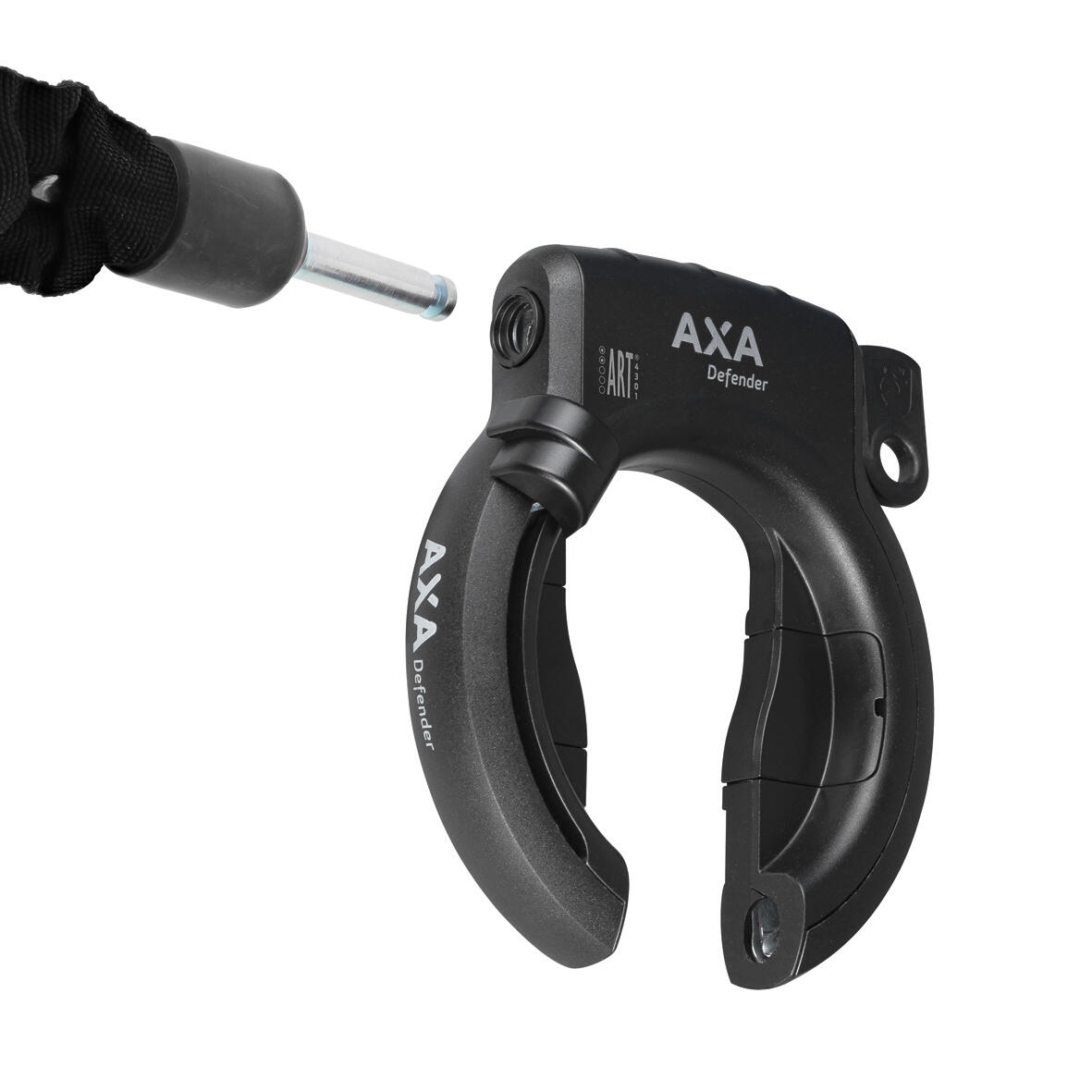 Ringslot Defender Anniversary Edition - Zwart Met Witte Knop 4/6