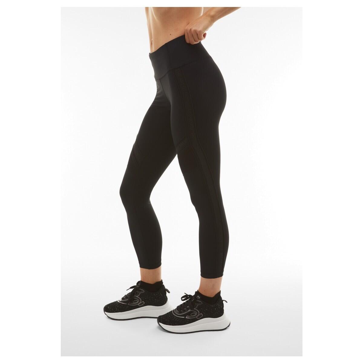 Mallas leggings SuperFit 7/8 con cinta de logotipo e inserciones de rejilla 5/7