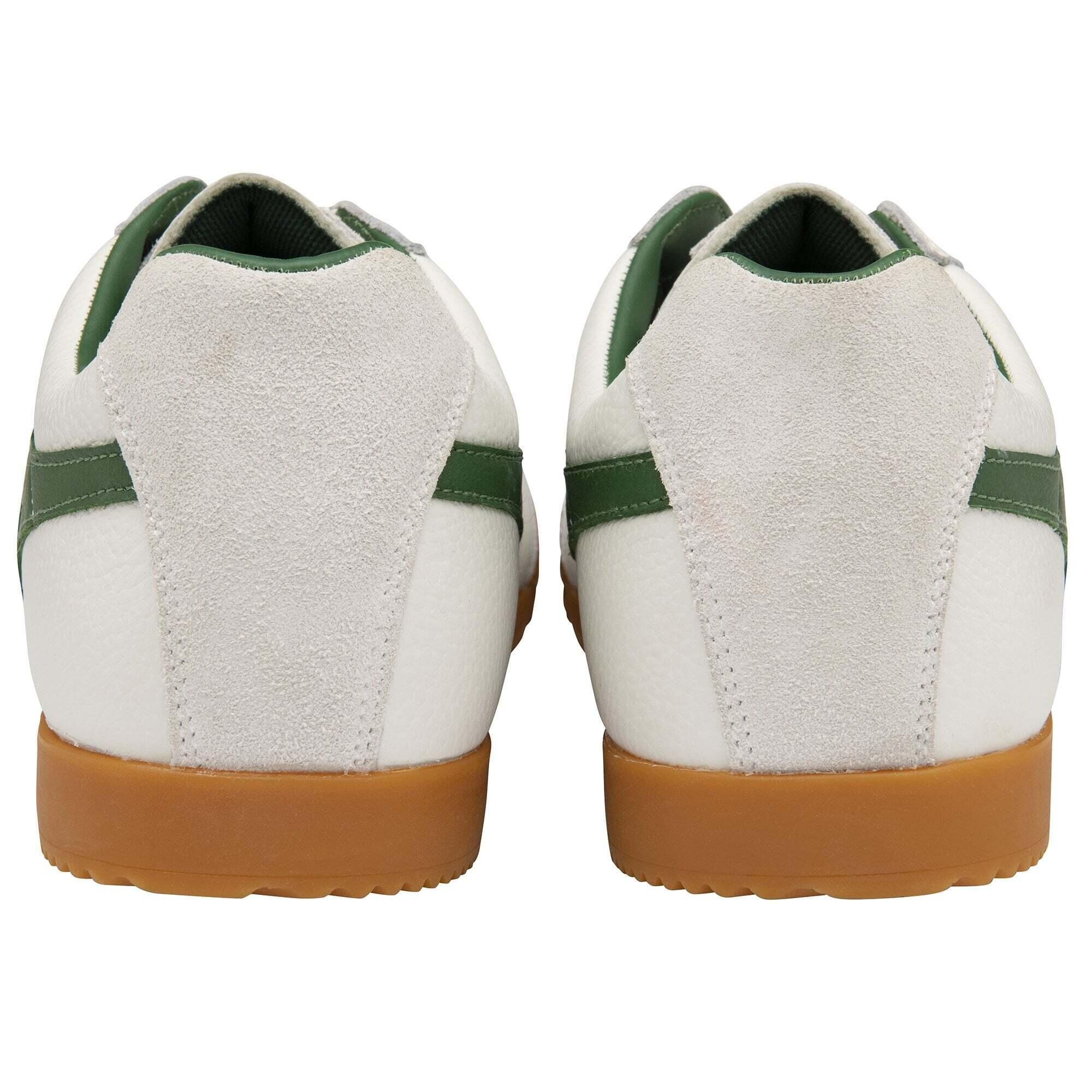Scarpe da uomo Gola Harrier in pelle bianca 7/7