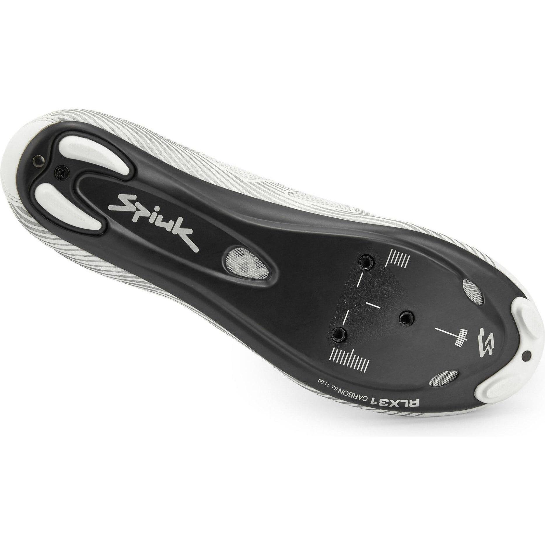 Zapatillas de ciclismo de carretera carbono unisex Profit Dual Spiuk blanco 5/5