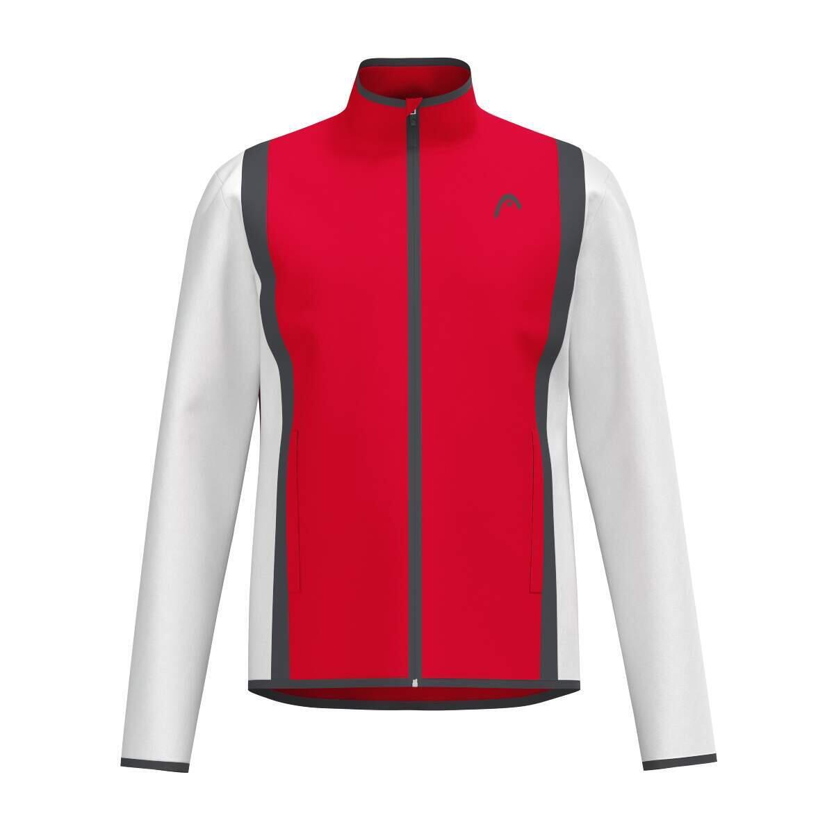 Head - Veste De Survêtement Enfant Head Club 25 - Veste - Blanc|rouge - 176 Cm - Decathlon
