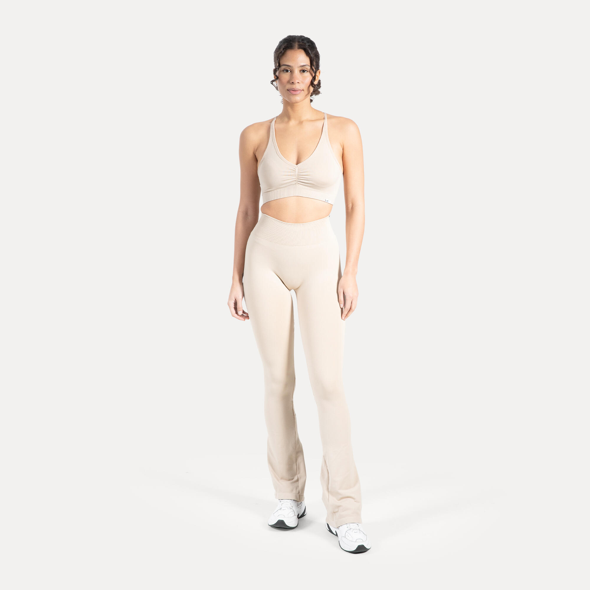 Damen Leggings Aylin Scrunch Taupe 3/6