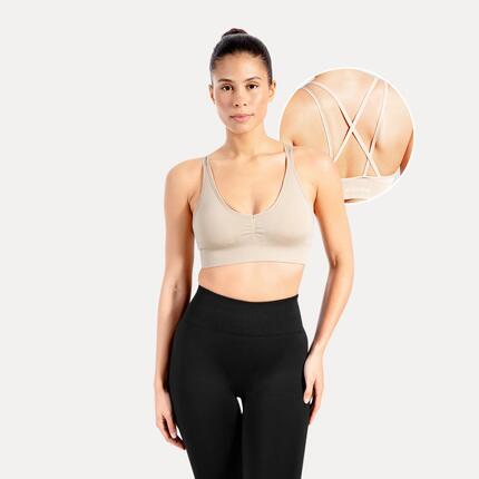 Damen Sport BH Katrin Dunkel Grün