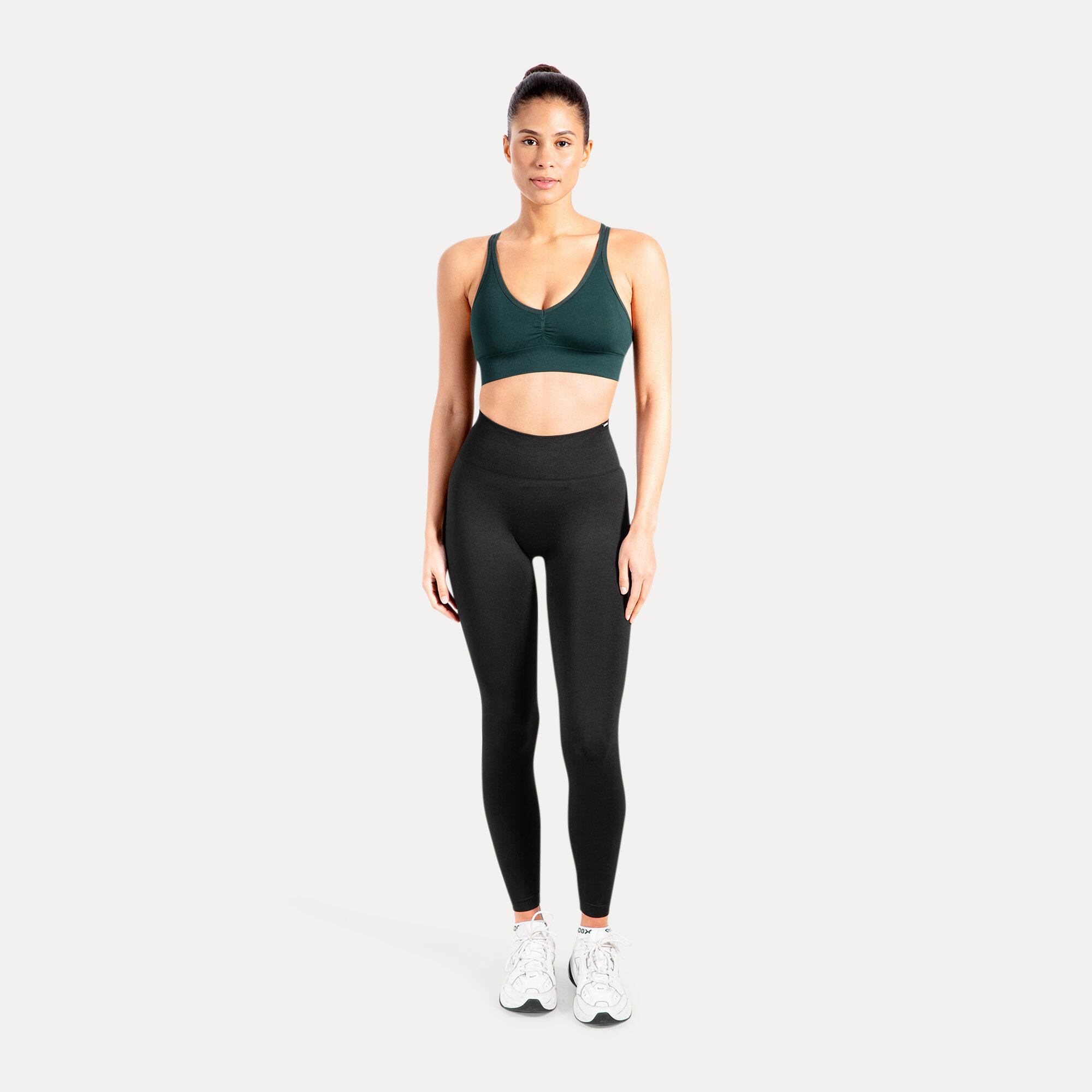 Damen Sport BH Maria Solid Petrol 3/5