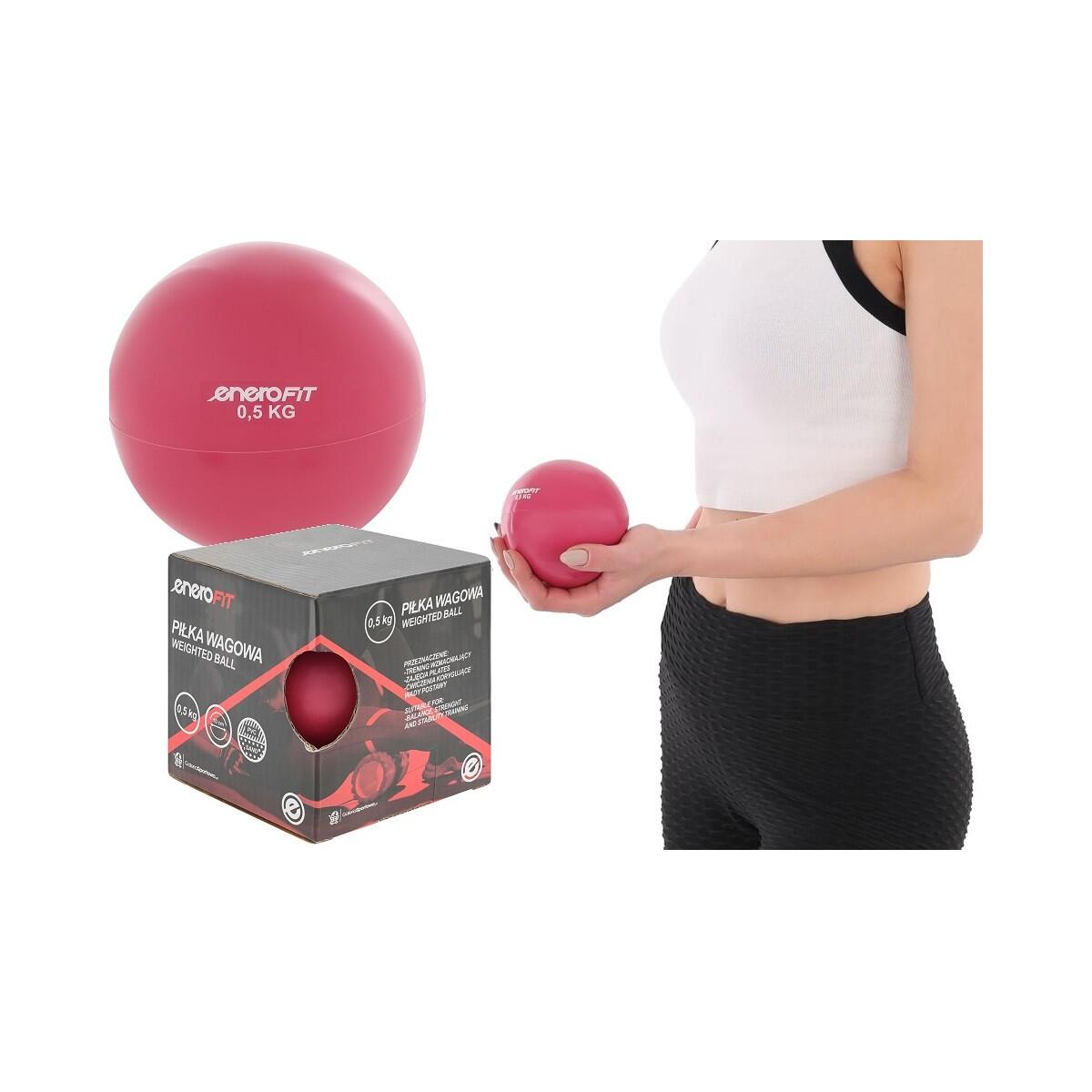 Piłka wagowa wypełniona piaskiem Enero Fit 0,5 kg 2/6