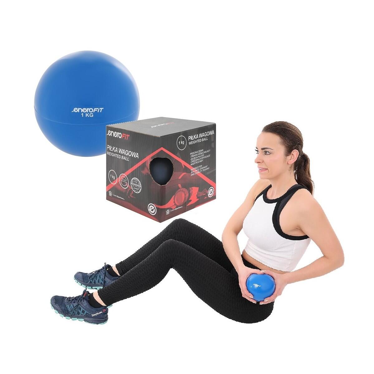 Piłka wagowa wypełniona piaskiem Enero Fit 1 kg 2/6