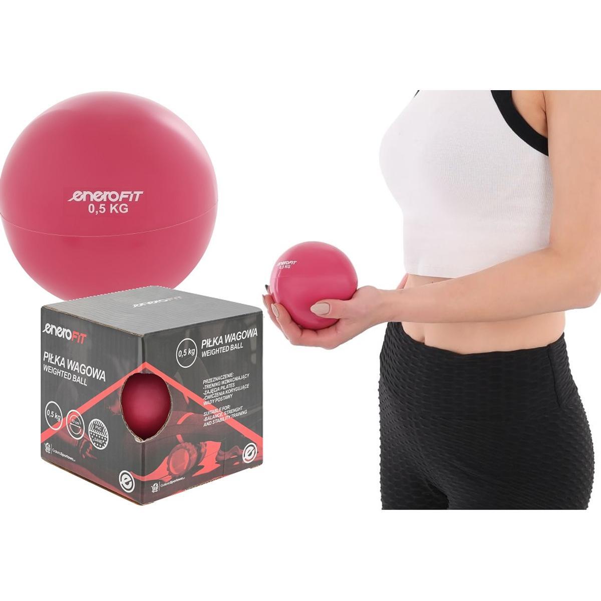 Piłka wagowa wypełniona piaskiem Enero Fit 0,5 kg 6/6