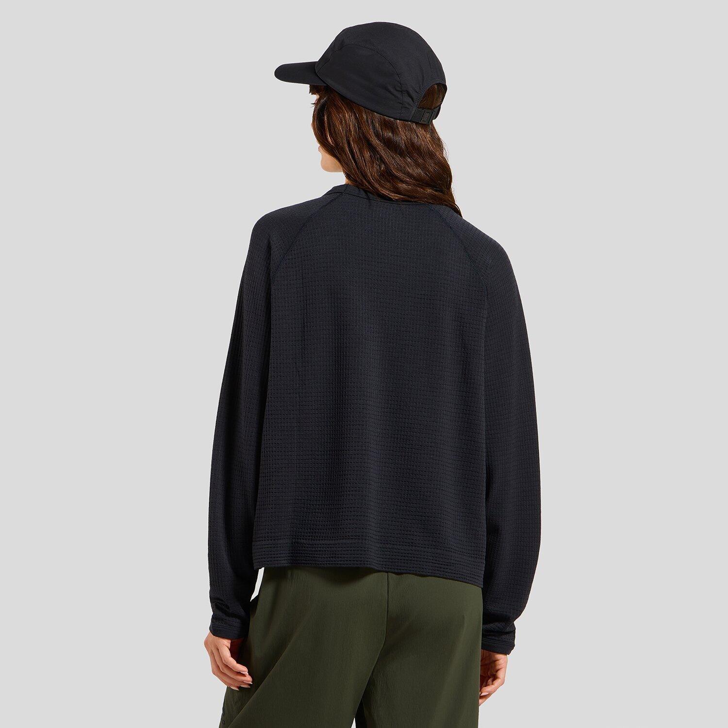 Ascent longsleeve van merinomix met wafelstructuur ODLO 4/5