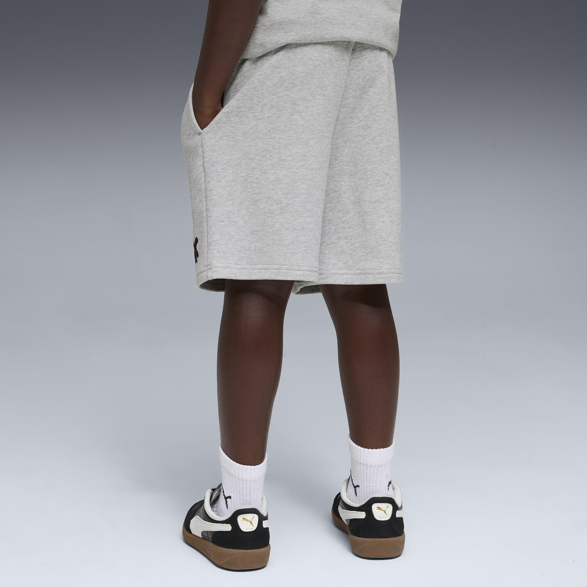 Shorts con logo Essentials Lab dal taglio morbido per ragazzi PUMA 3/5