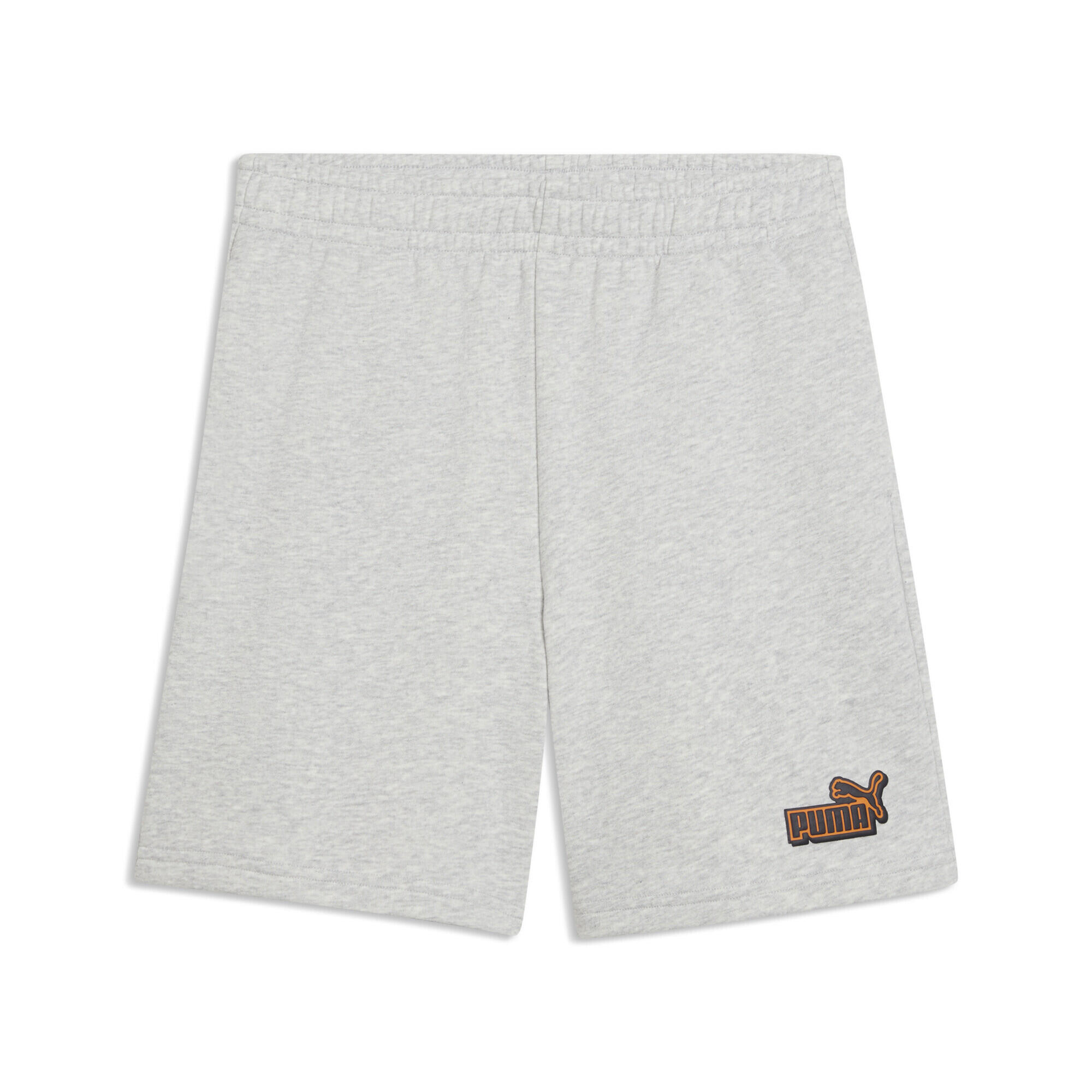 Șort copii talie elastică Essentials Logo Lab Relaxed, gri deschis PUMA