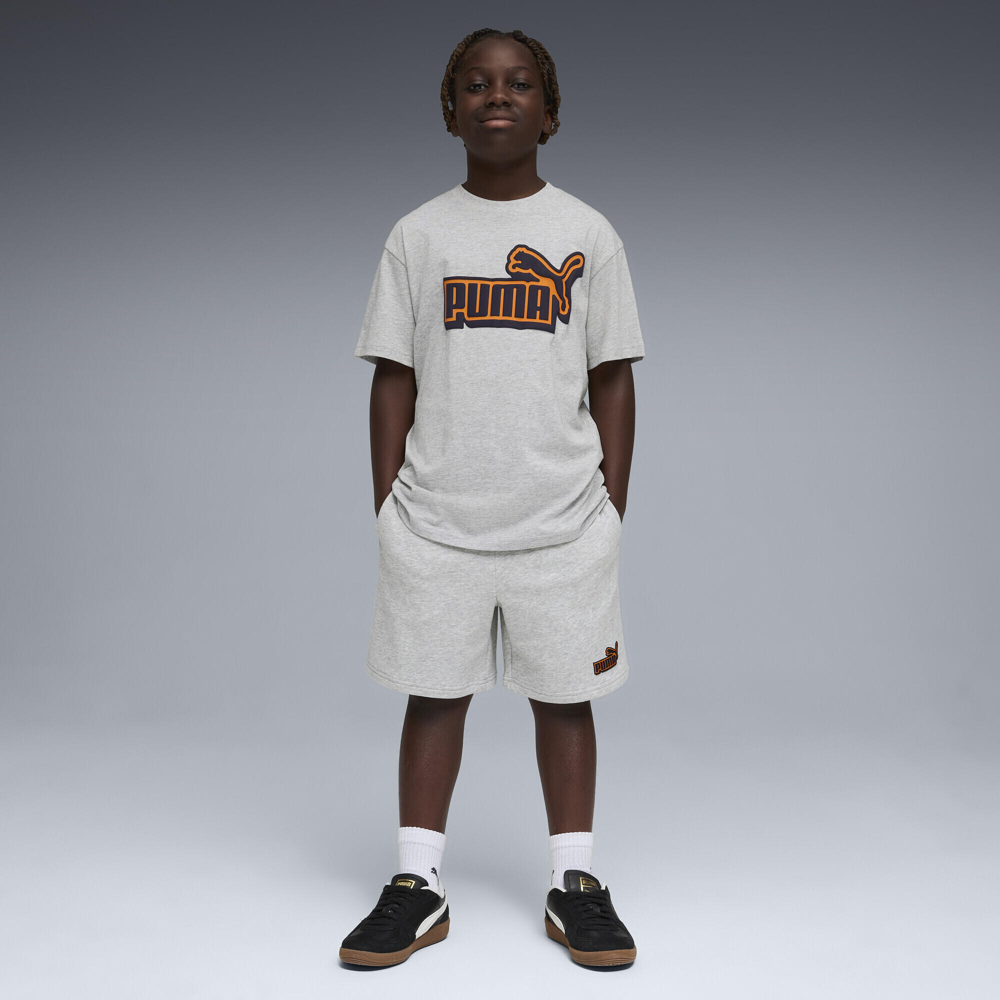 Shorts con logo Essentials Lab dal taglio morbido per ragazzi PUMA 4/5