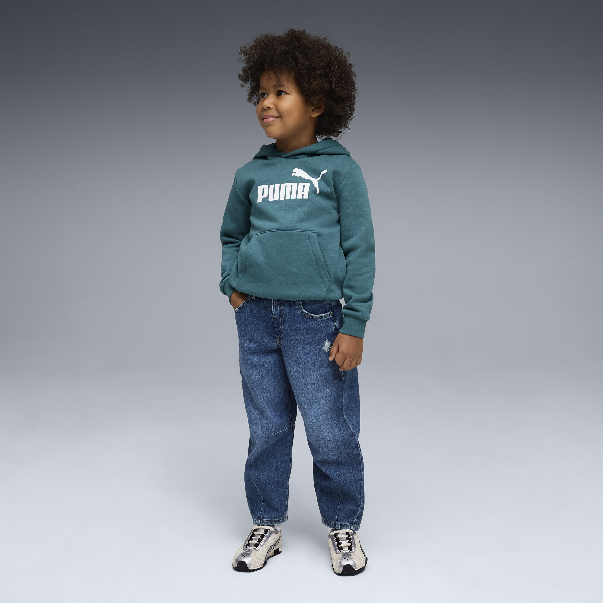 ESS No. 1 Logo Fleece-Hoodie Jungen PUMA 4/5
