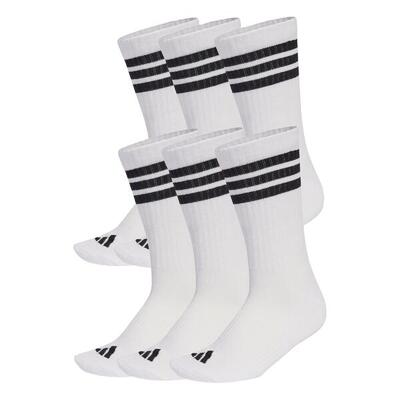 3-stripes essentials cushioned crew socks 6 paar pack