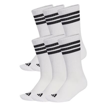 3-Streifen Essentials Cushioned Crew Socken 6er-Pack