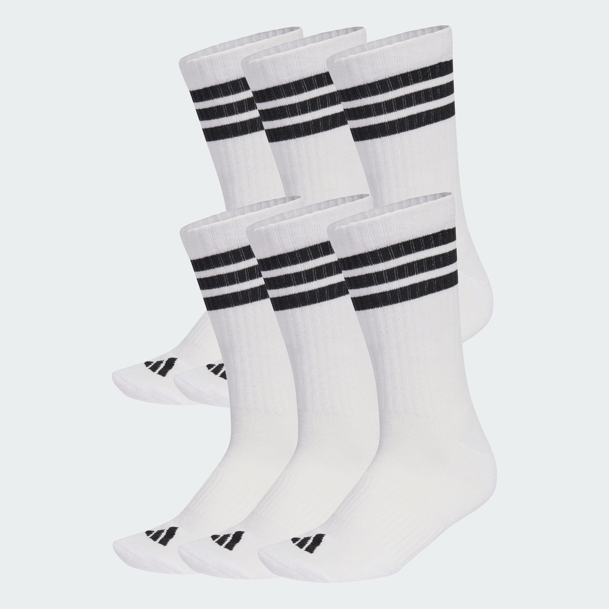 Chaussettes mi-mollet rembourrées Essentials 3 bandes (6 paires) 4/5