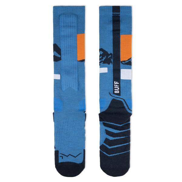 Calcetines HW lana merino extra largos Unisex Buff Azul 3/3
