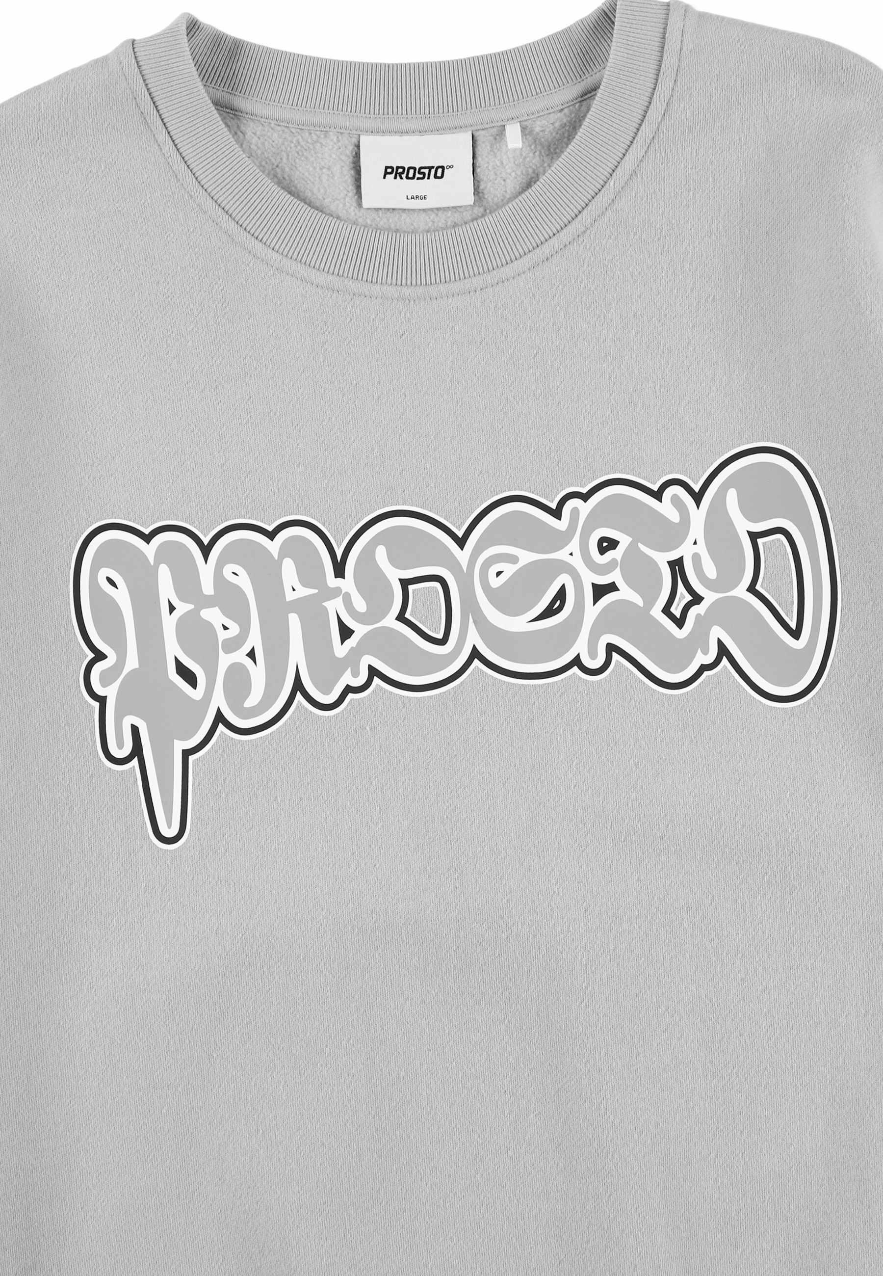 Bluza sportowa męska Prosto Graffiti Logo bez kaptura 6/6