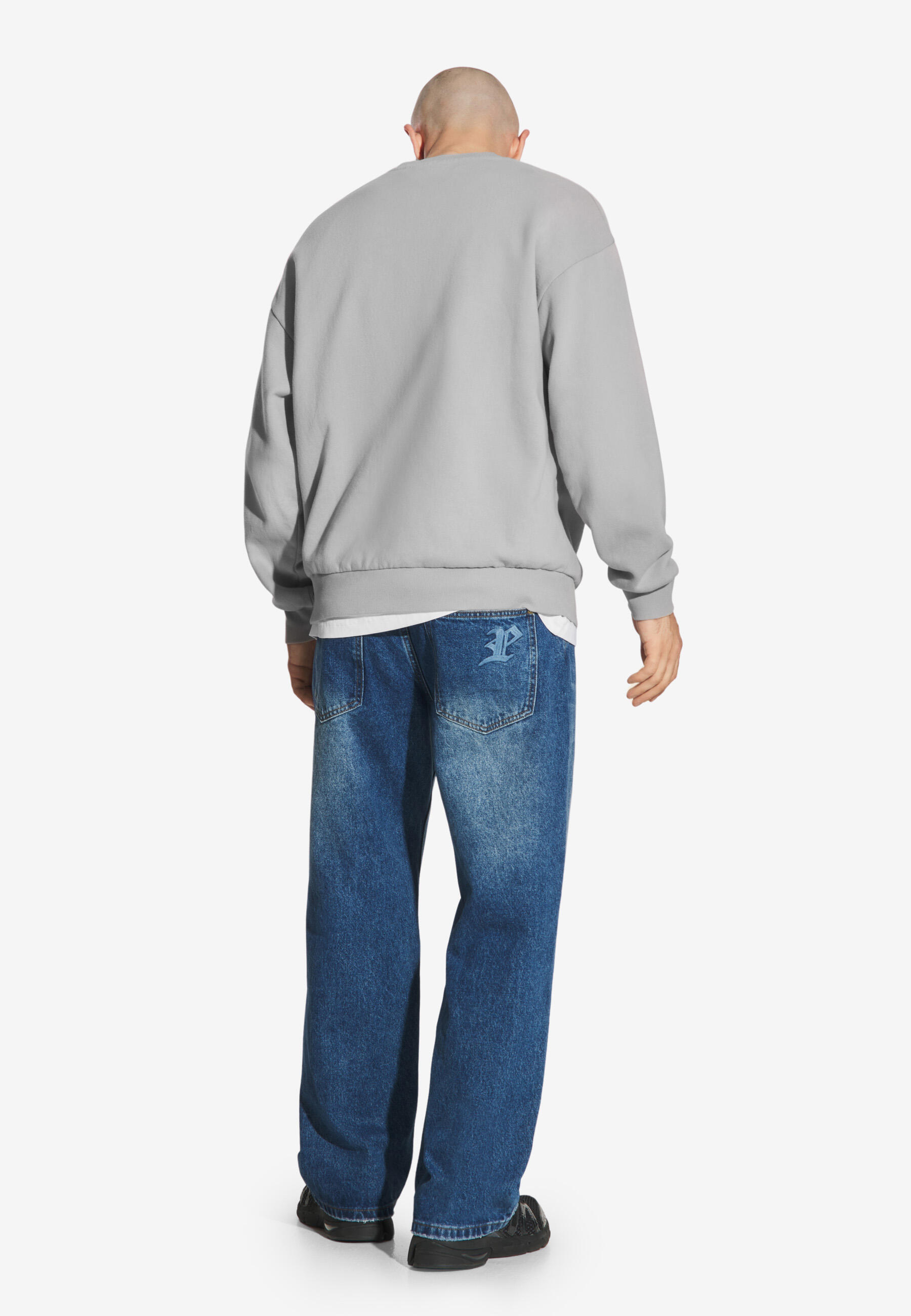 Bluza sportowa męska Prosto Graffiti Logo bez kaptura 3/6