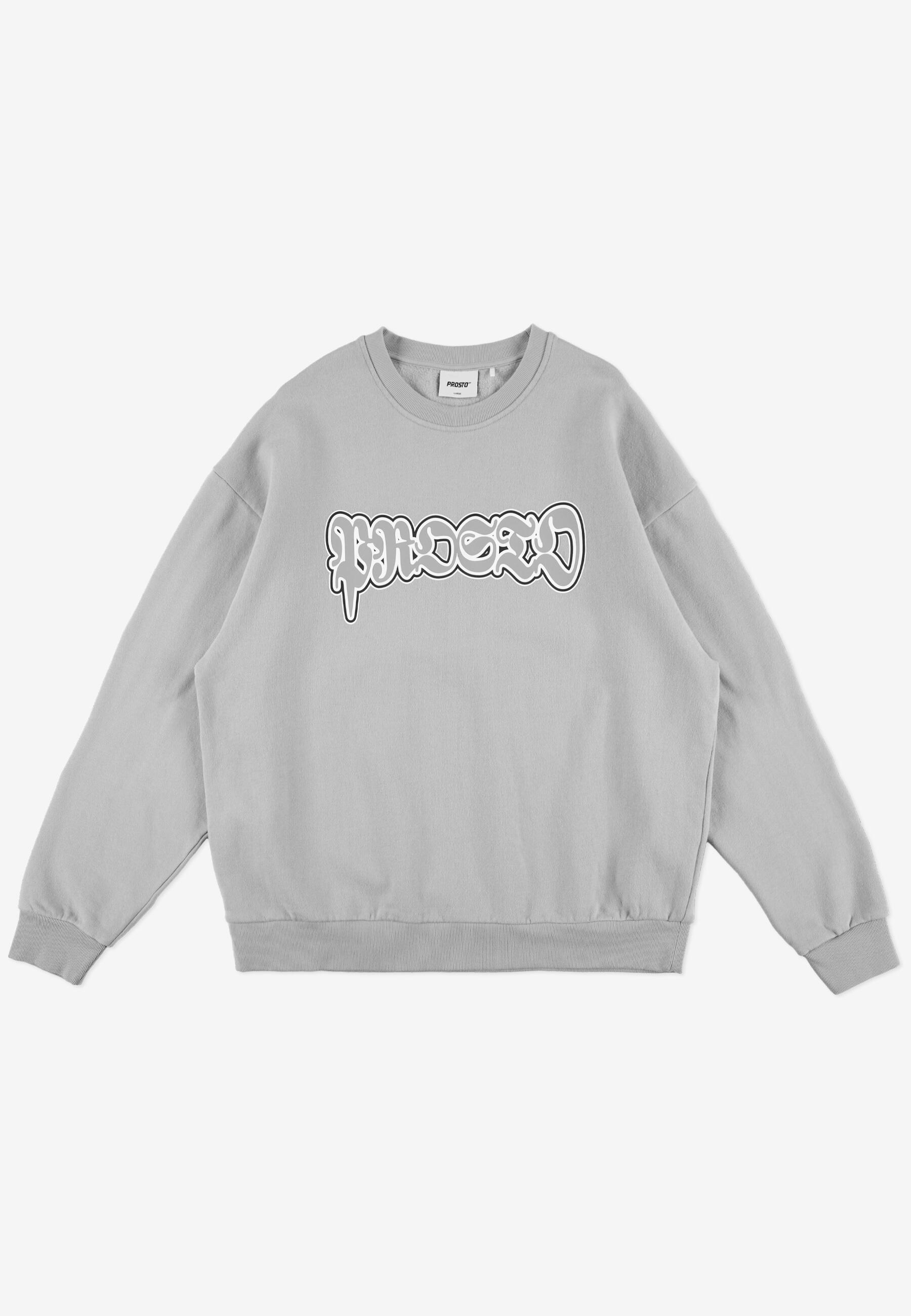 Bluza sportowa męska Prosto Graffiti Logo bez kaptura 4/6