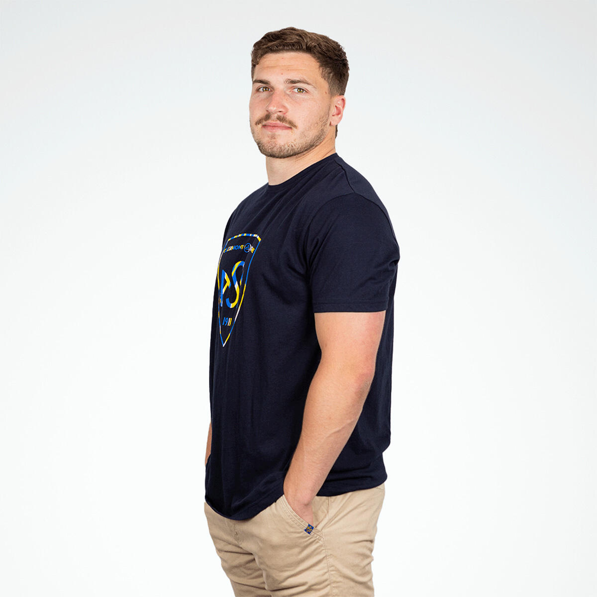 T-shirt uomo Rubprint ASM Clermont-Auvergne blu marino 3/3