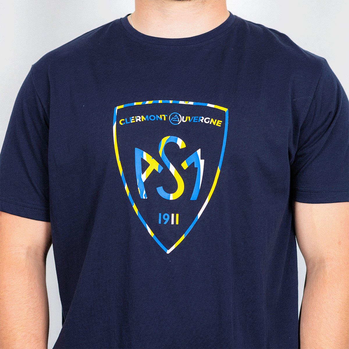 T-shirt uomo Rubprint ASM Clermont-Auvergne blu marino 2/3