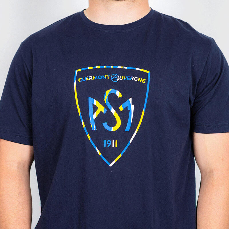 Tricou pentru bărbați Rubprint ASM Clermont-Auvergne bleumarin