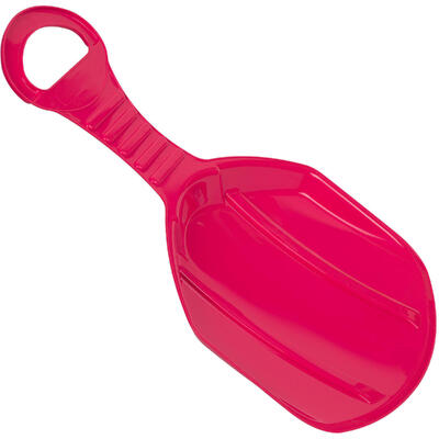 Jabłuszko do zjeżdżania na śniegu plastikowe ślizg dla dzieci różowe