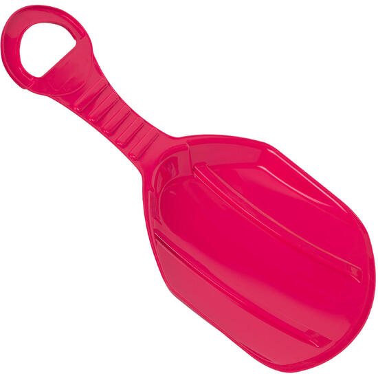 Jabłuszko do zjeżdżania na śniegu plastikowe ślizg dla dzieci różowe