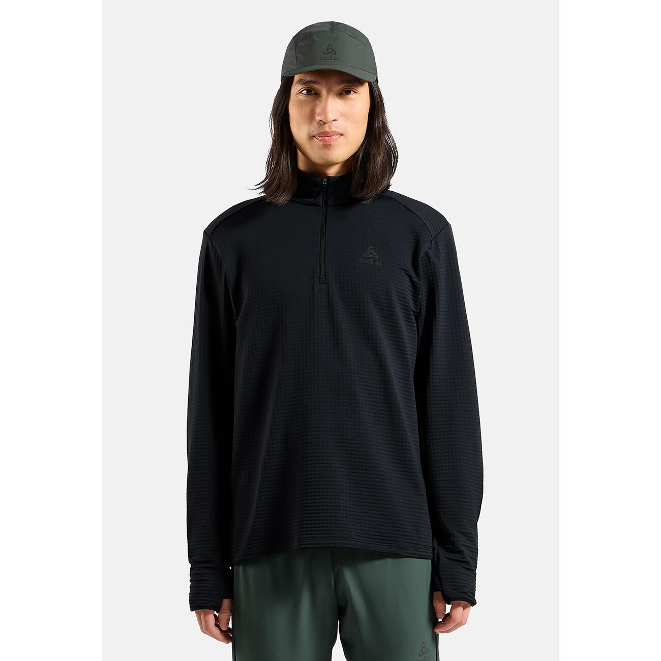 Bluza bez kaptura rozpinana Odlo Mid layer 1/2 zip ESSENTIAL THERMAL 6/7
