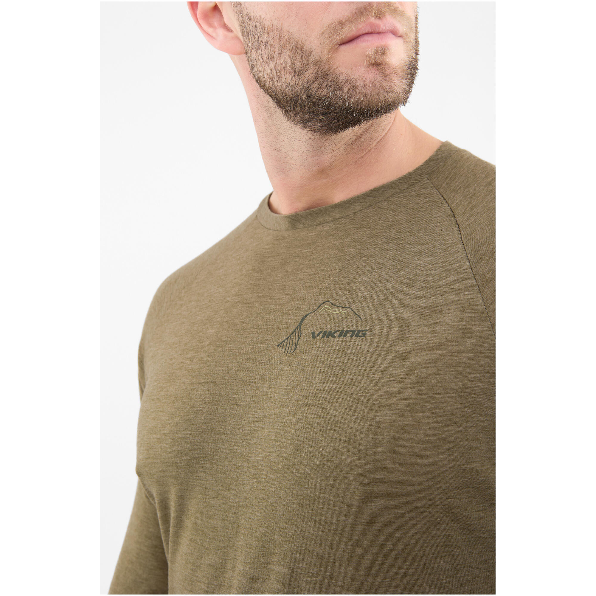 Koszulka męska Andali Ls - Olive 4/7