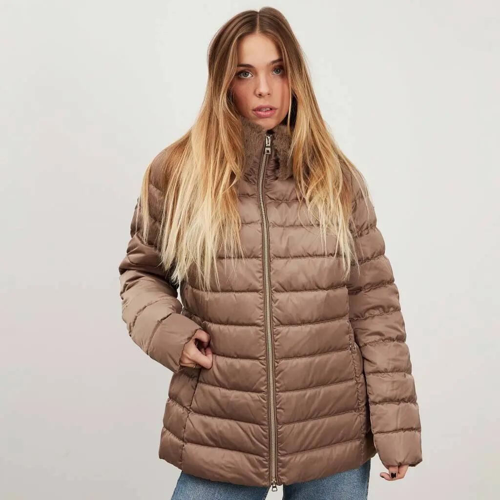 Kurtka GEOX BETTANIE MID JKT Brązowy 2/5