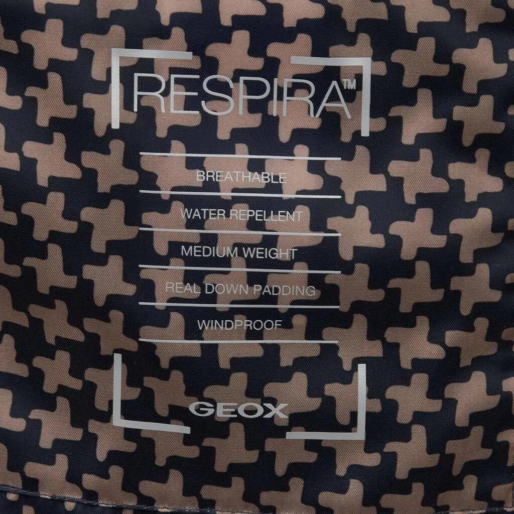 Kurtka GEOX BETTANIE MID JKT Brązowy 5/5