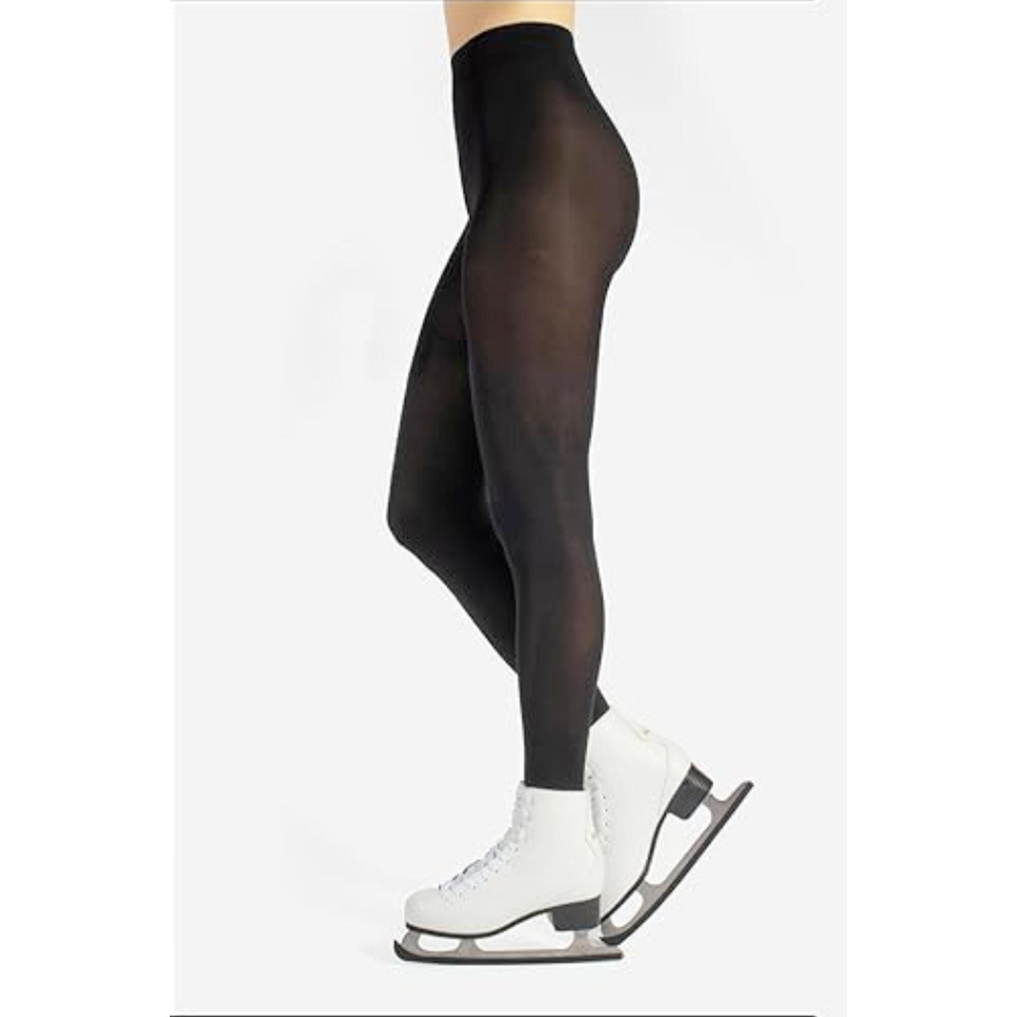 Mimi Style - Collants De Patinage - Avec Pieds Noir 50 Deniers - Collant - Noir - Decathlon