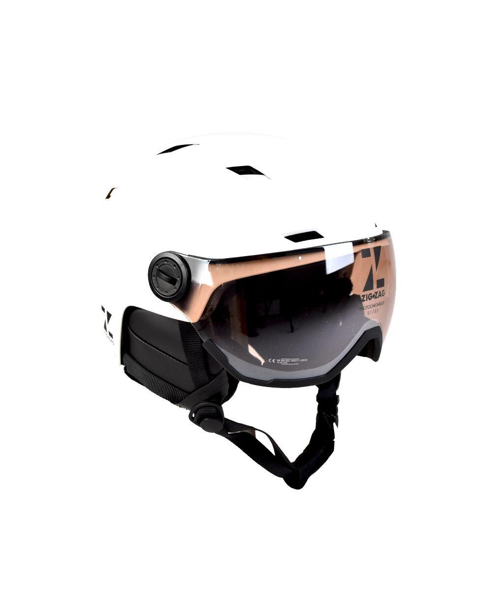 Casque de ski ZigZag C300 Visor Photo (BLANC) 3/4