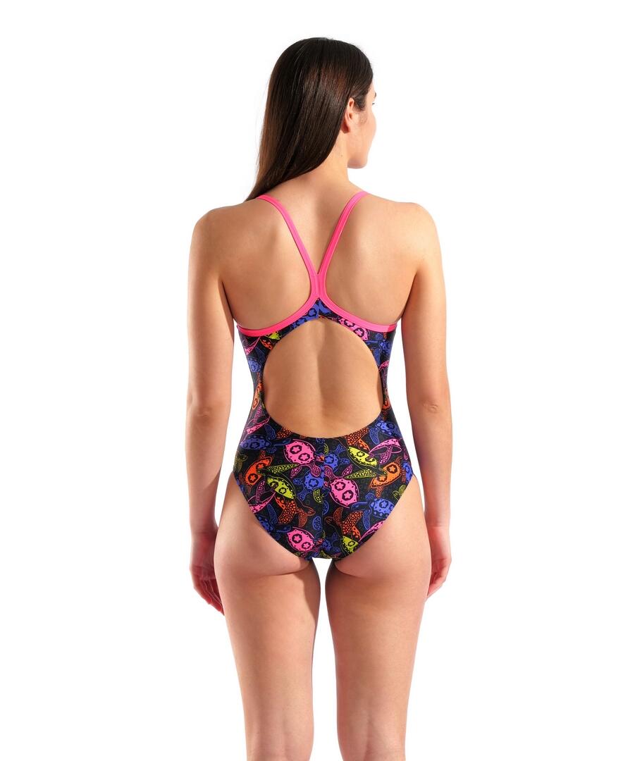 Fato de Banho Arena Sea Turtles Lightdrop - Preto/Multicolorido 3/7