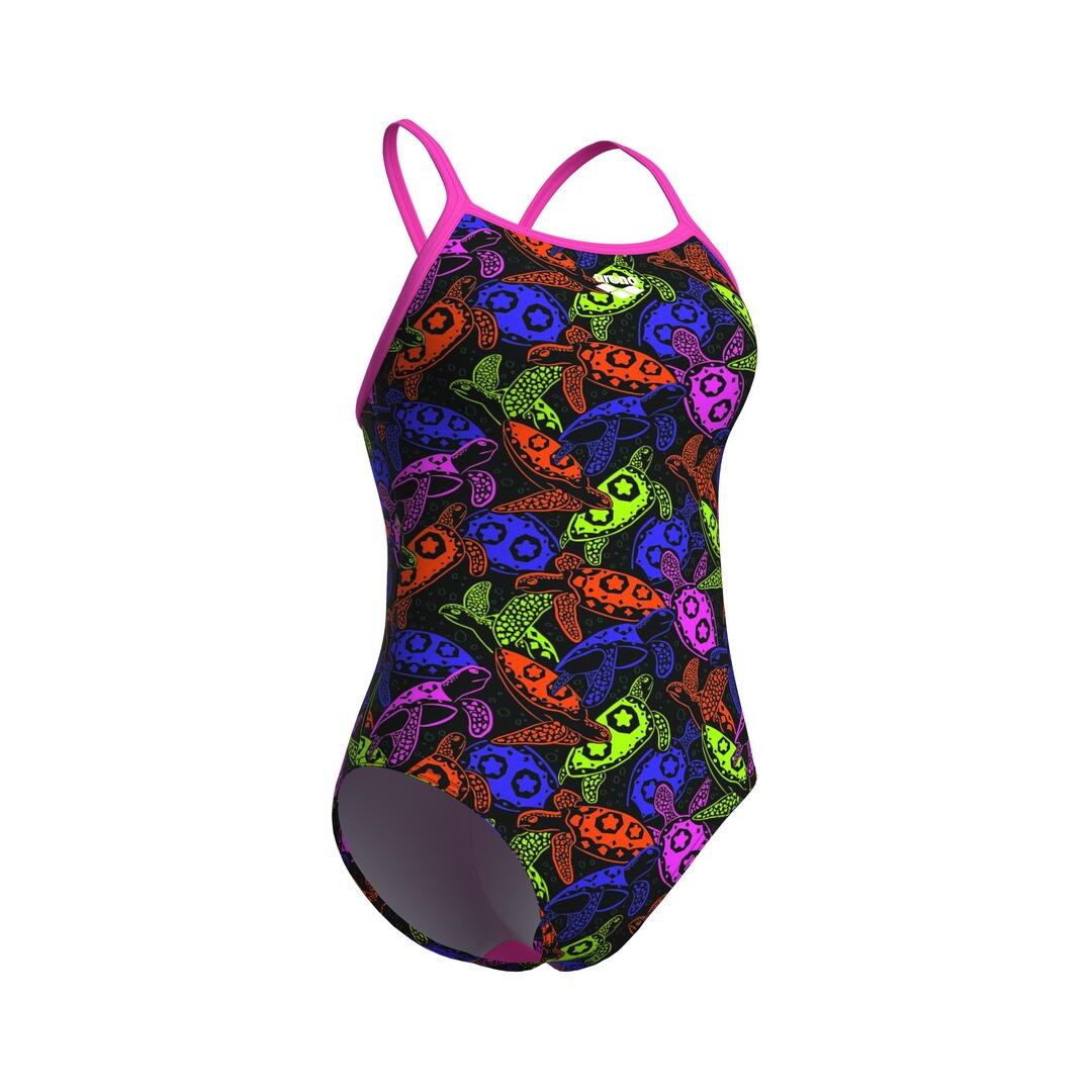 Fato de Banho Arena Sea Turtles Lightdrop - Preto/Multicolorido 7/7