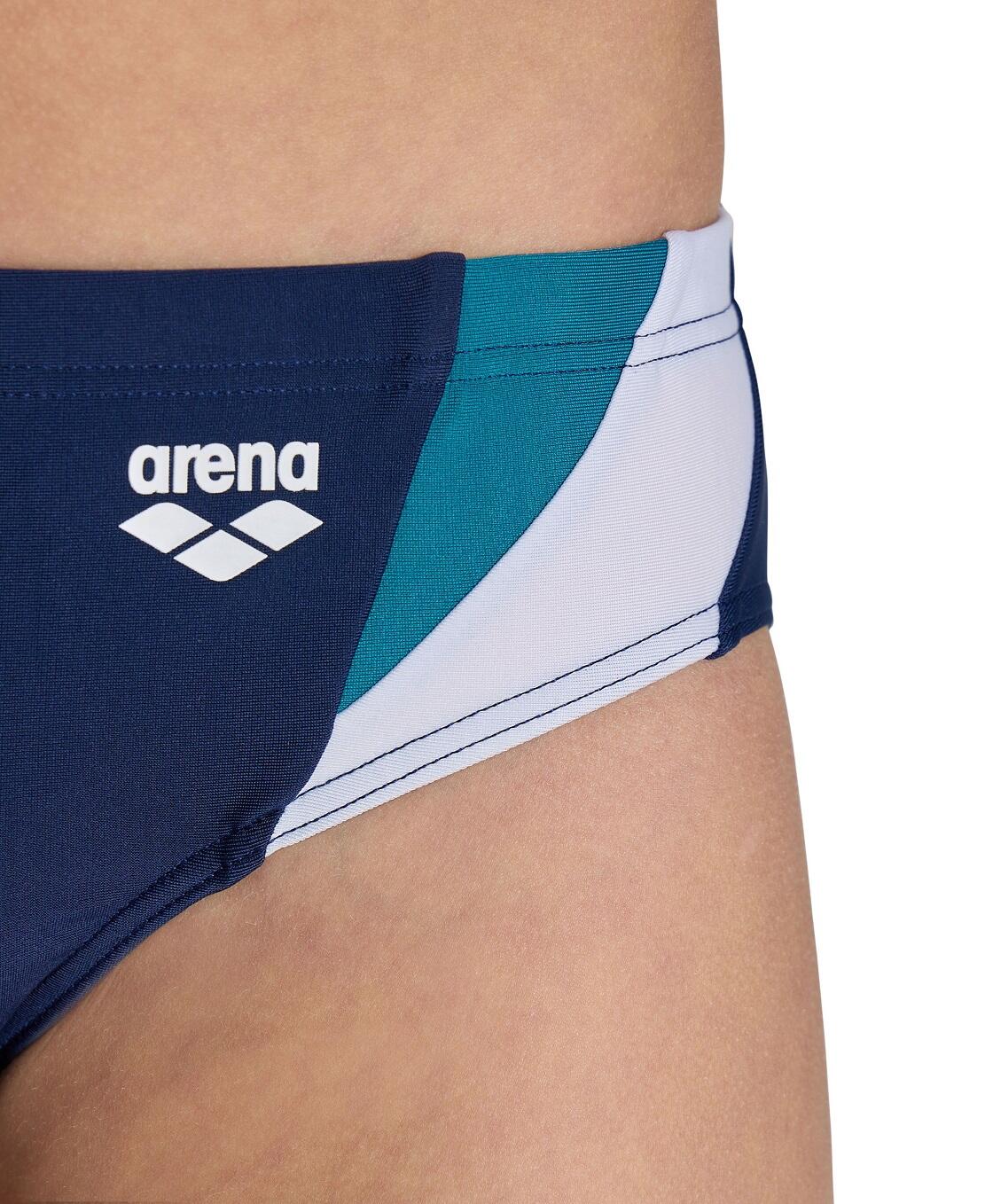 Kąpielówki chłopięce slipy kąpielowe sportowe na basen Arena Deepteal 2/6