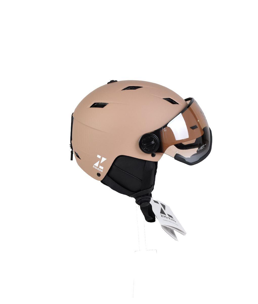 Casque de ski ZigZag C300 Visor Photo (Beige) 2/3