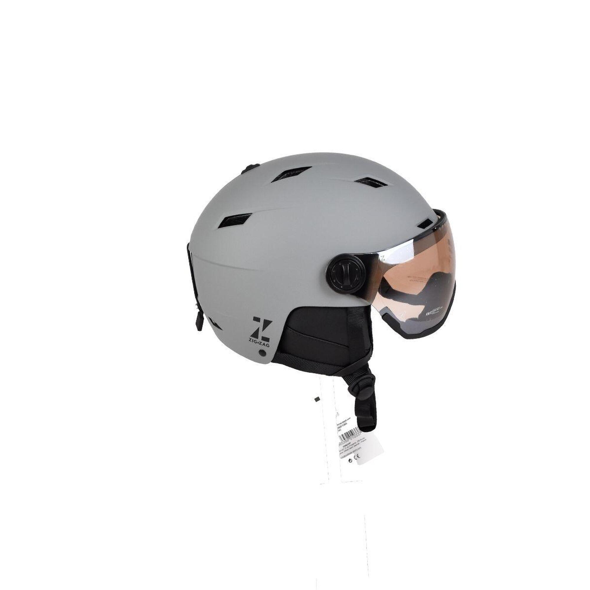 Zigzag - Casque De Ski Zigzag C300 Visor Photo (gris) - Skis - Decathlon