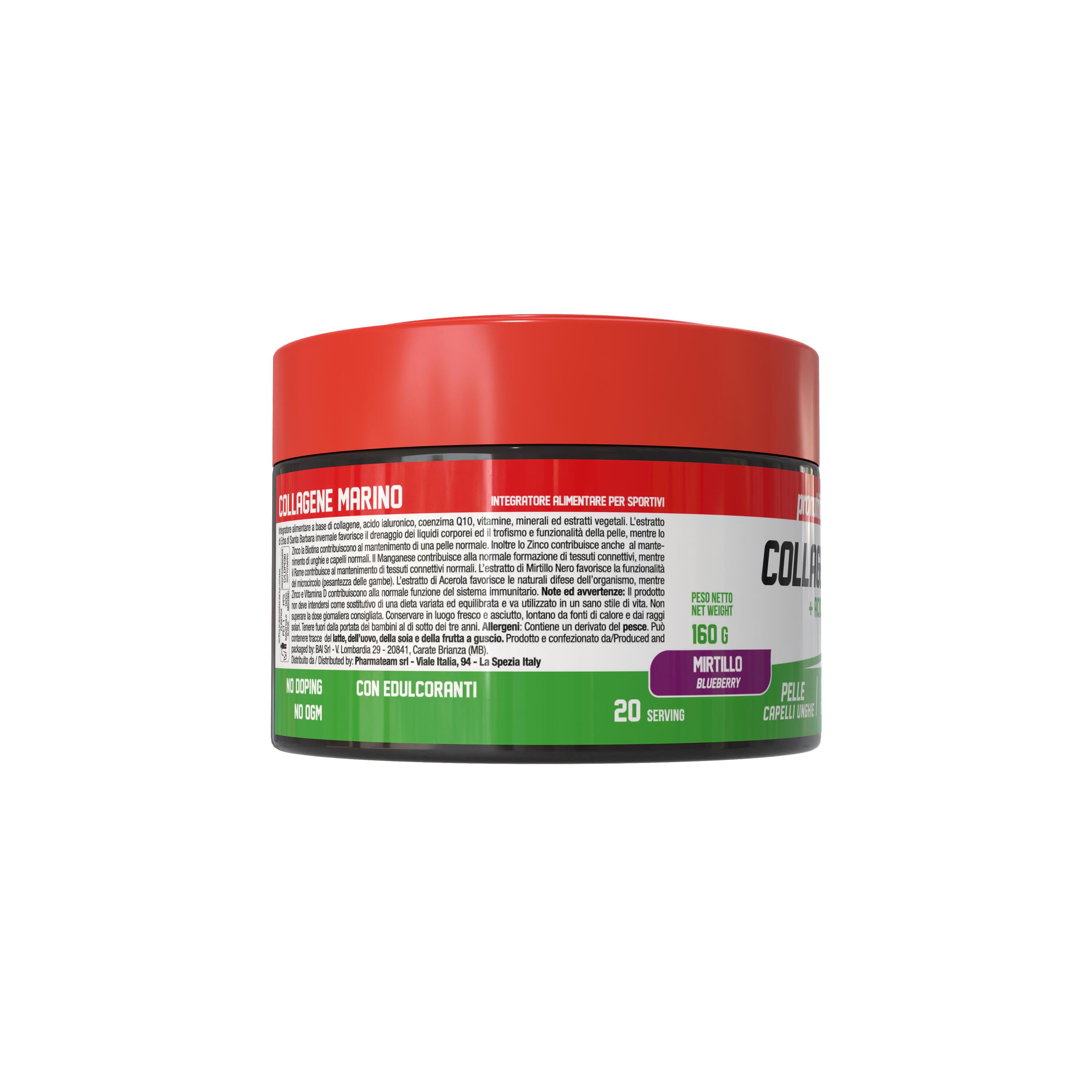 Pro Nutrition Collagene Marino + Acido Ialuronico (160g Mirtillo) 3/3