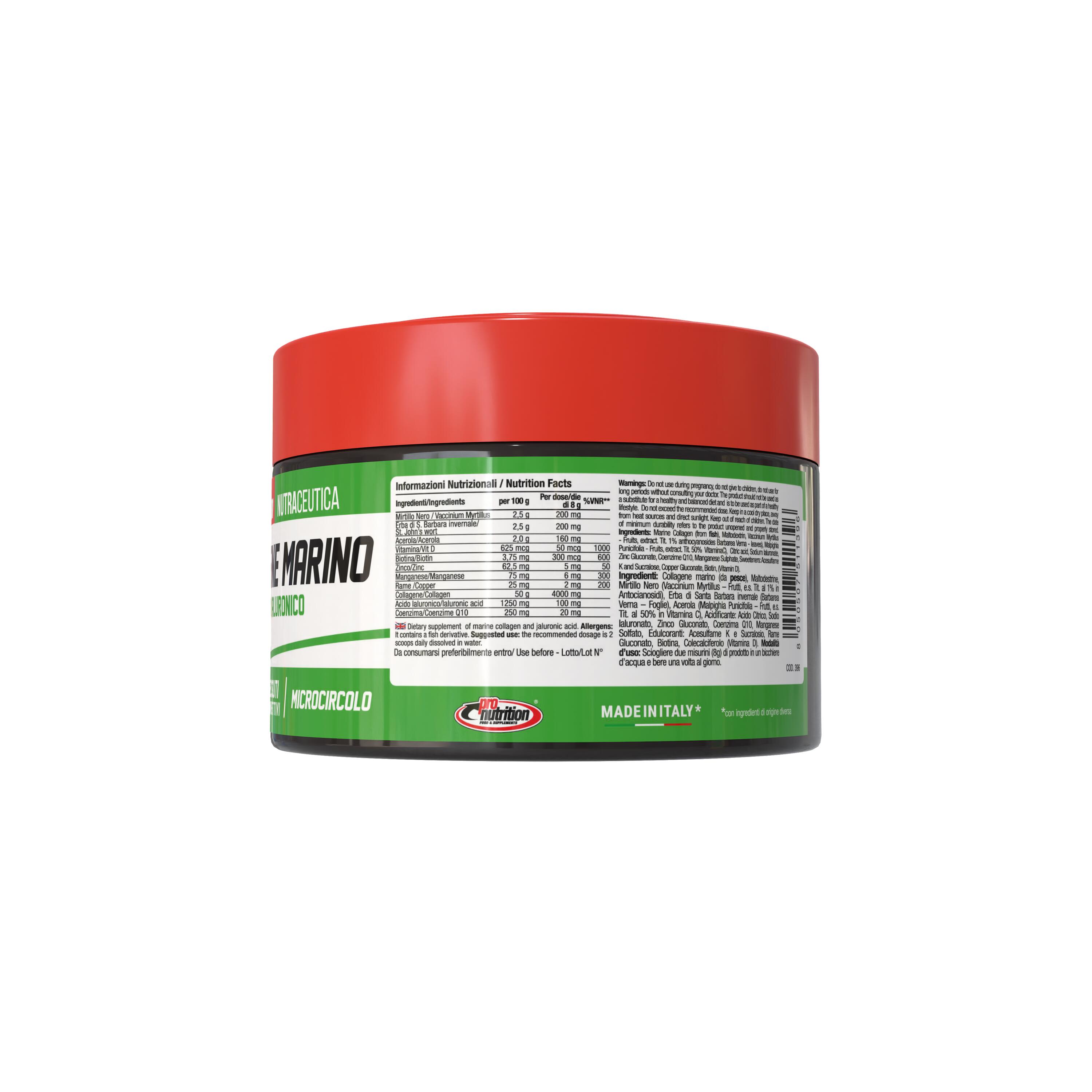 Pro Nutrition Collagene Marino + Acido Ialuronico (160g Mirtillo) 2/3