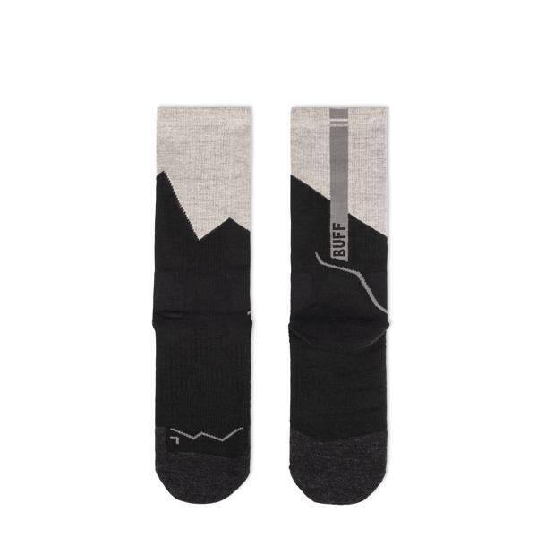 Calcetines MW lana merino caña alta Unisex Buff Negro 3/3