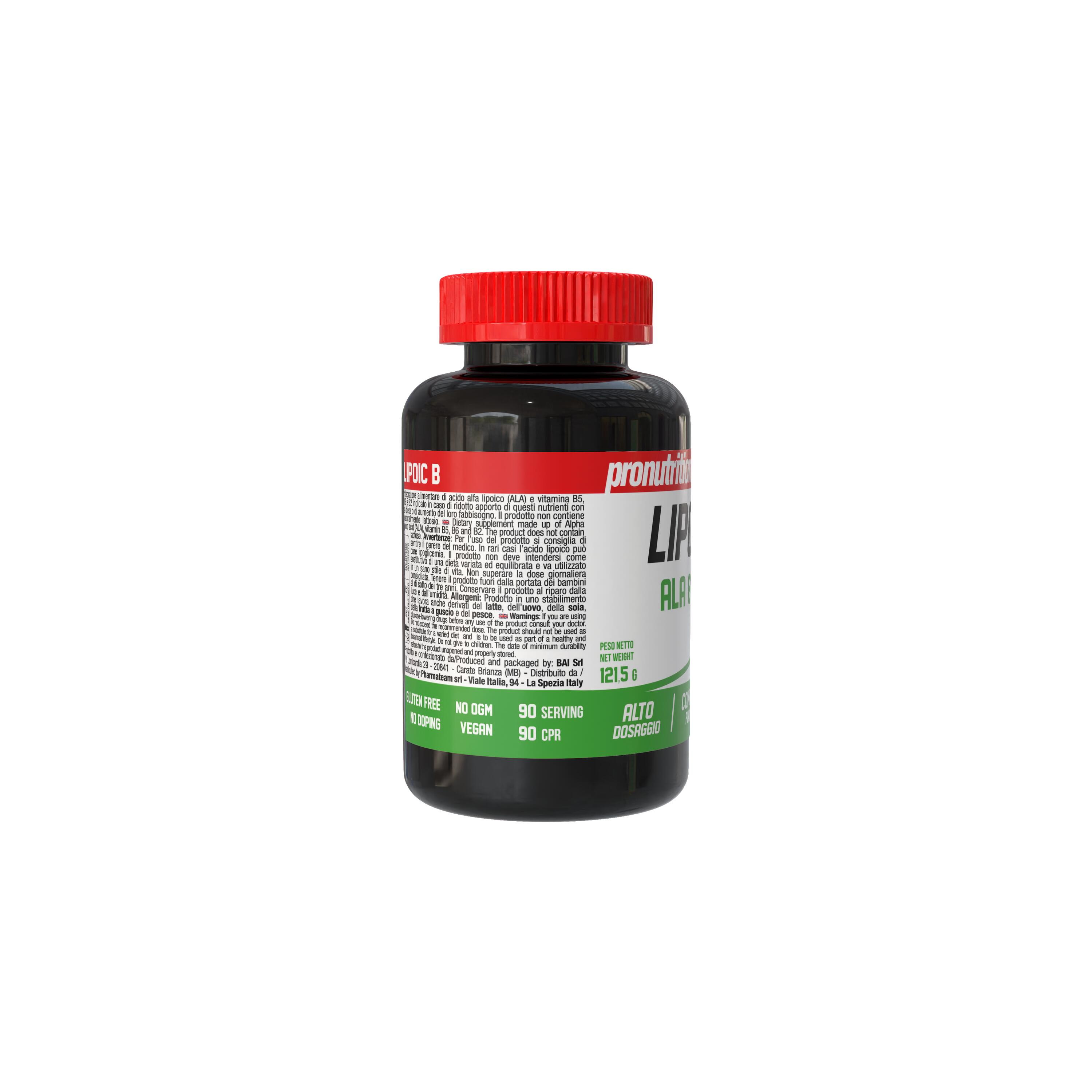 Pro Nutrition Pure Lipoic B (600mg, 90 compresse) 3/3