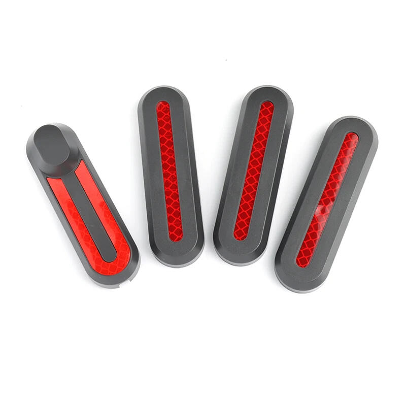 kit tampas de cubo + autocolantes refletores xiaomi m365 / 1s 3/4