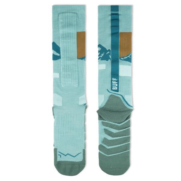Calcetines HW lana merino extra largos Unisex Buff Verde 3/3