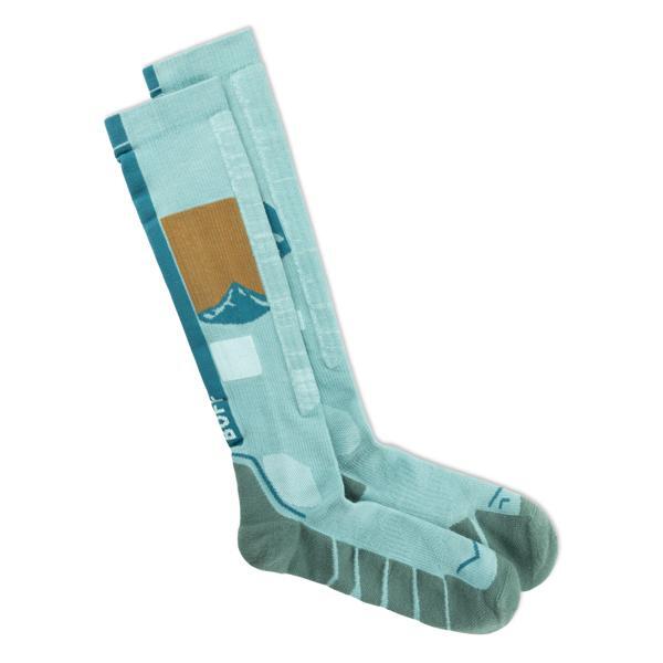 Calcetines HW lana merino extra largos Unisex Buff Verde 2/3