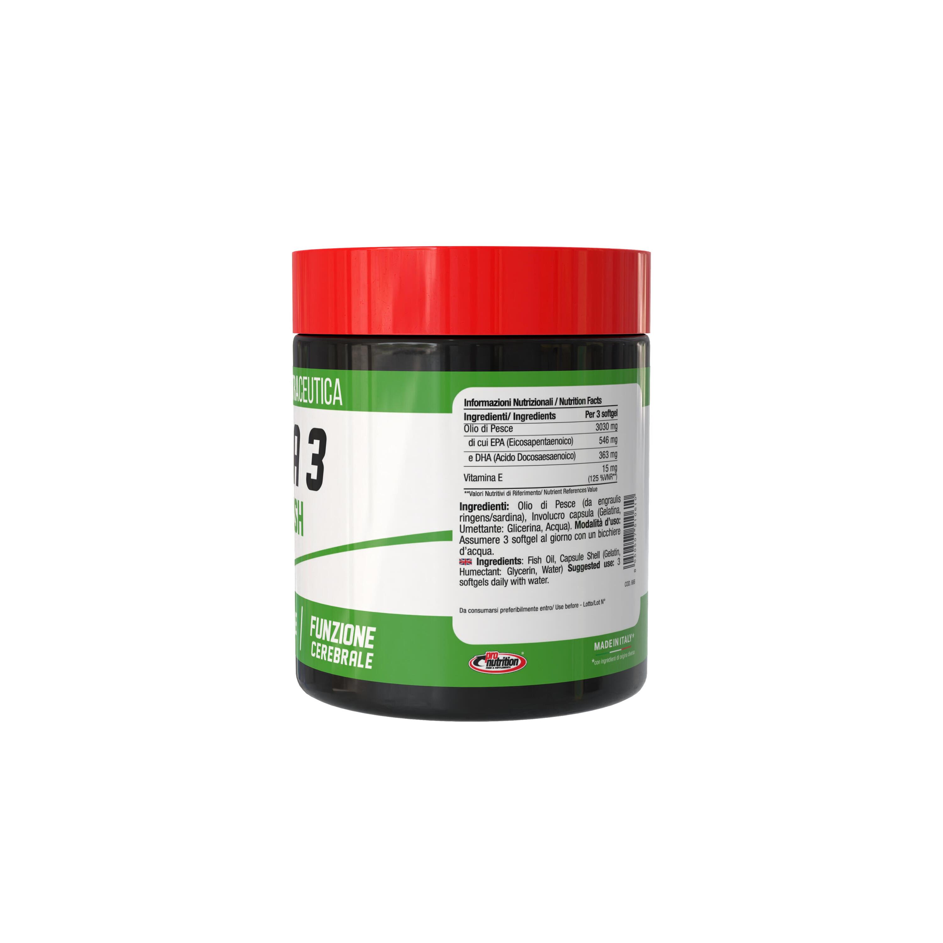 Pro Nutrition Omega 3 Olio di Pesce Puro (250 softgel) 2/3