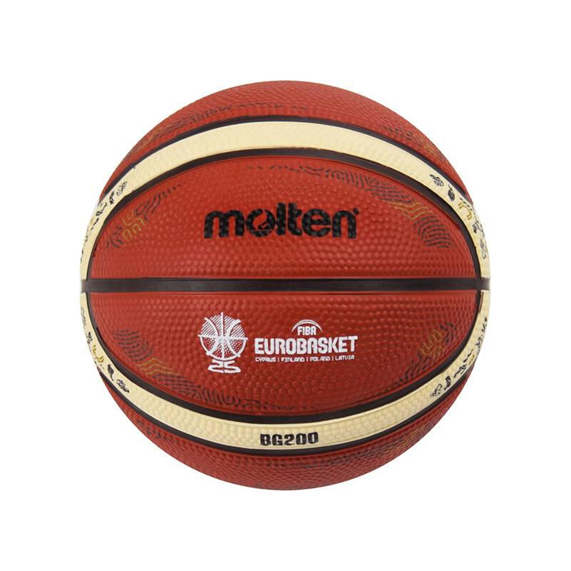 Mini minge baschet Molten B1G200‑E5Z EuroBasket 2025 – marime 1
