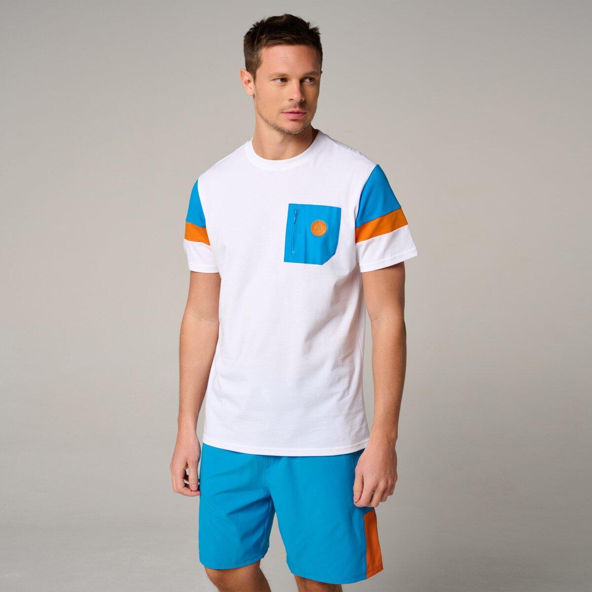 Roland Garros - T-shirt Pop Energy Homme Roland-garros - Blanc - Veste - Blanc - Decathlon