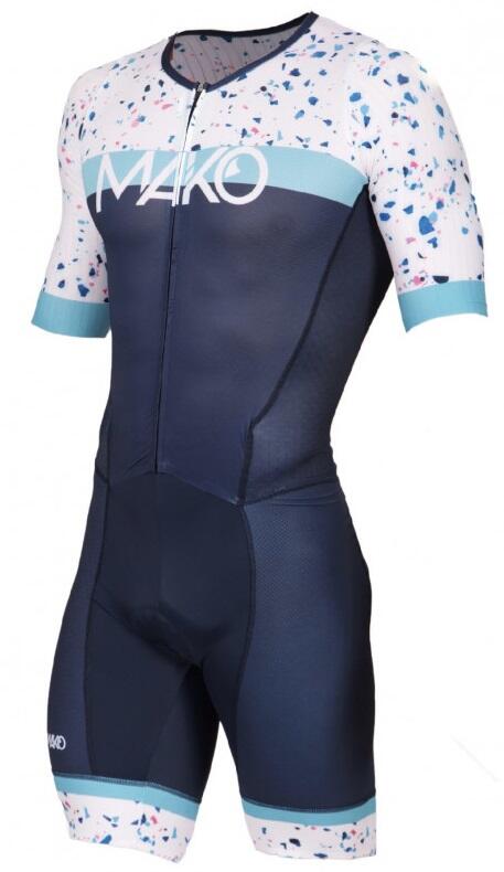 Herren-Triathlonbekleidung Mako Pro Set-In Terrazzo 2/3